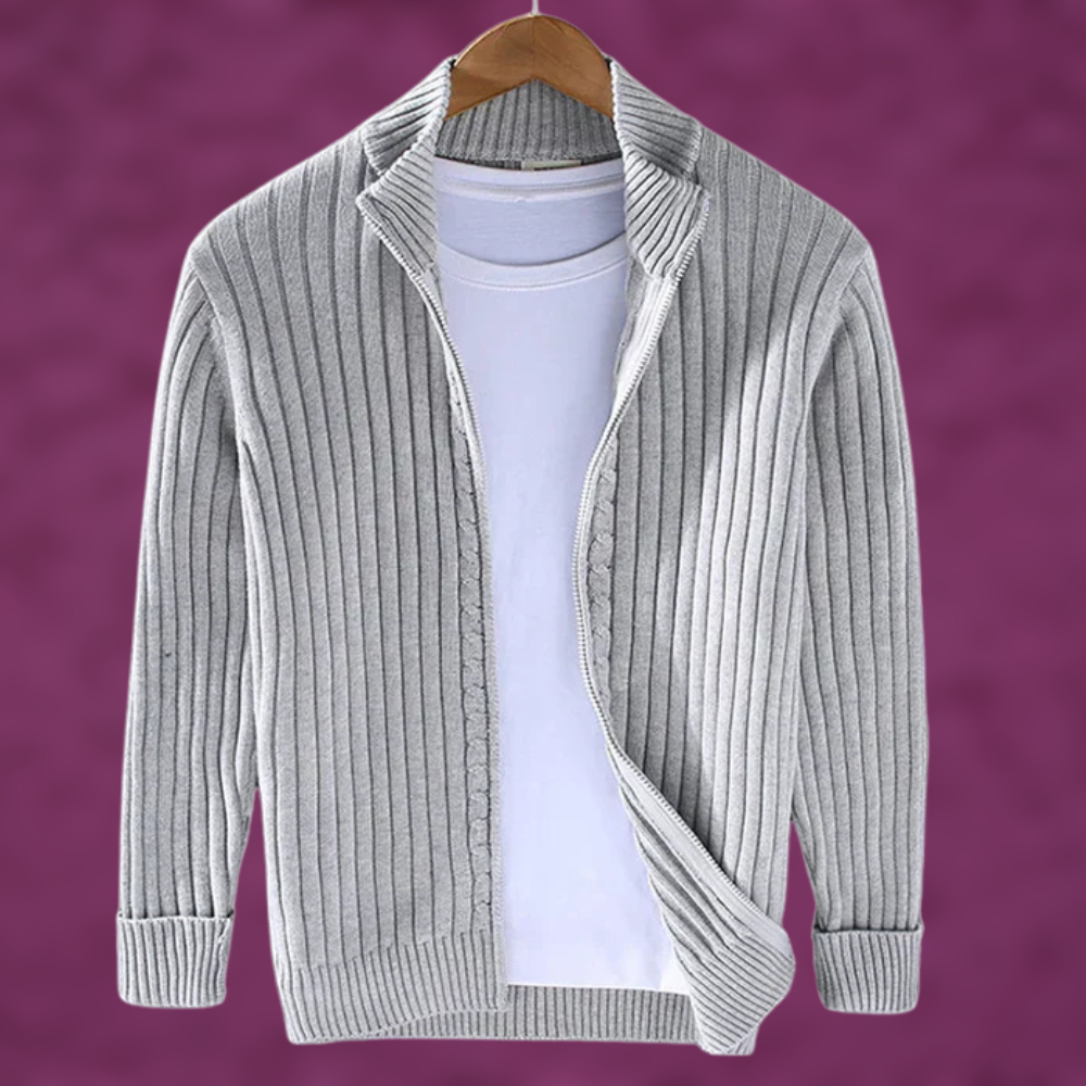 Evrard - Strickjacke mit Reißverschluss