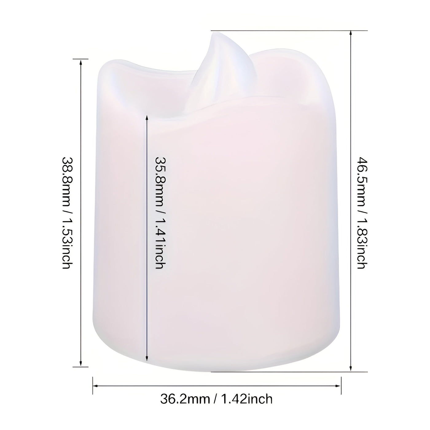 TwinkleLite Light - Flammenlose Flackernde Elektrische LED-Kerzenlichter