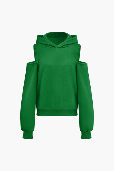Evangeline | Sportliches Hoodie-Set mit Cut-Outs