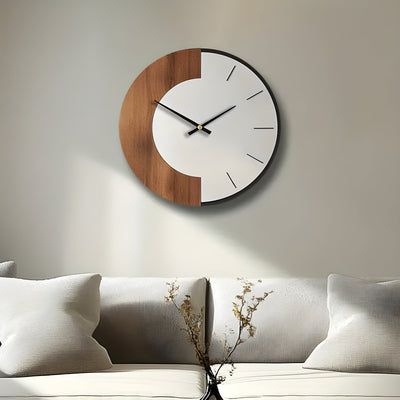 VintageWood Clock – Leise Vintage-Wanduhr aus Holz