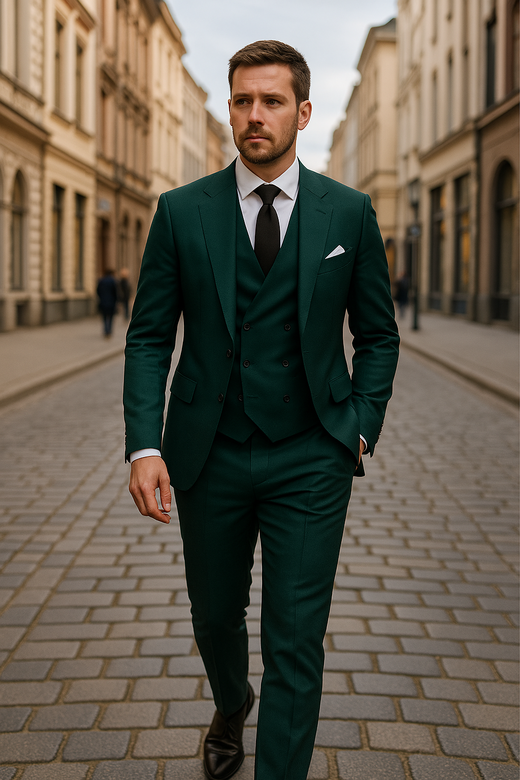 3-teiliger Herren anzug mit Sakko, Weste und Hose | Elegant, vielseitig & hochwertig