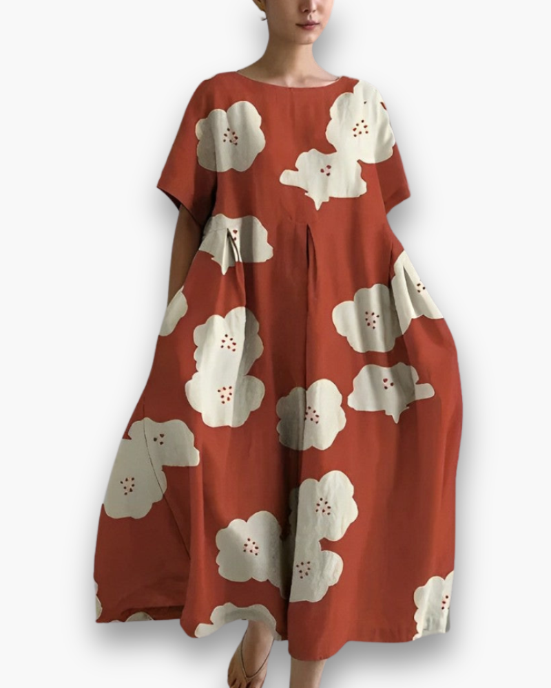 Damen Stylish Bedrucktes Kleid | Casual