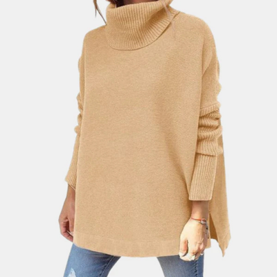 Aglae - Oversize-Rollkragenpullover für Damen