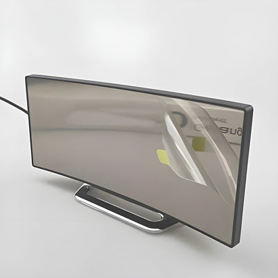 CurvaGlow Uhr - Moderne LED Kurven Wecker Uhr