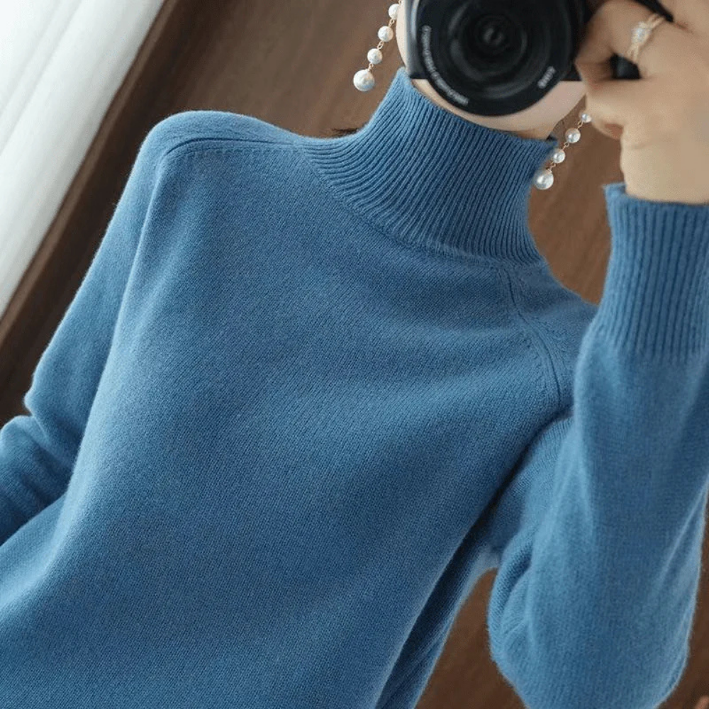 CLAELLE - Rollkragenpullover– Minimalismus trifft auf Eleganz
