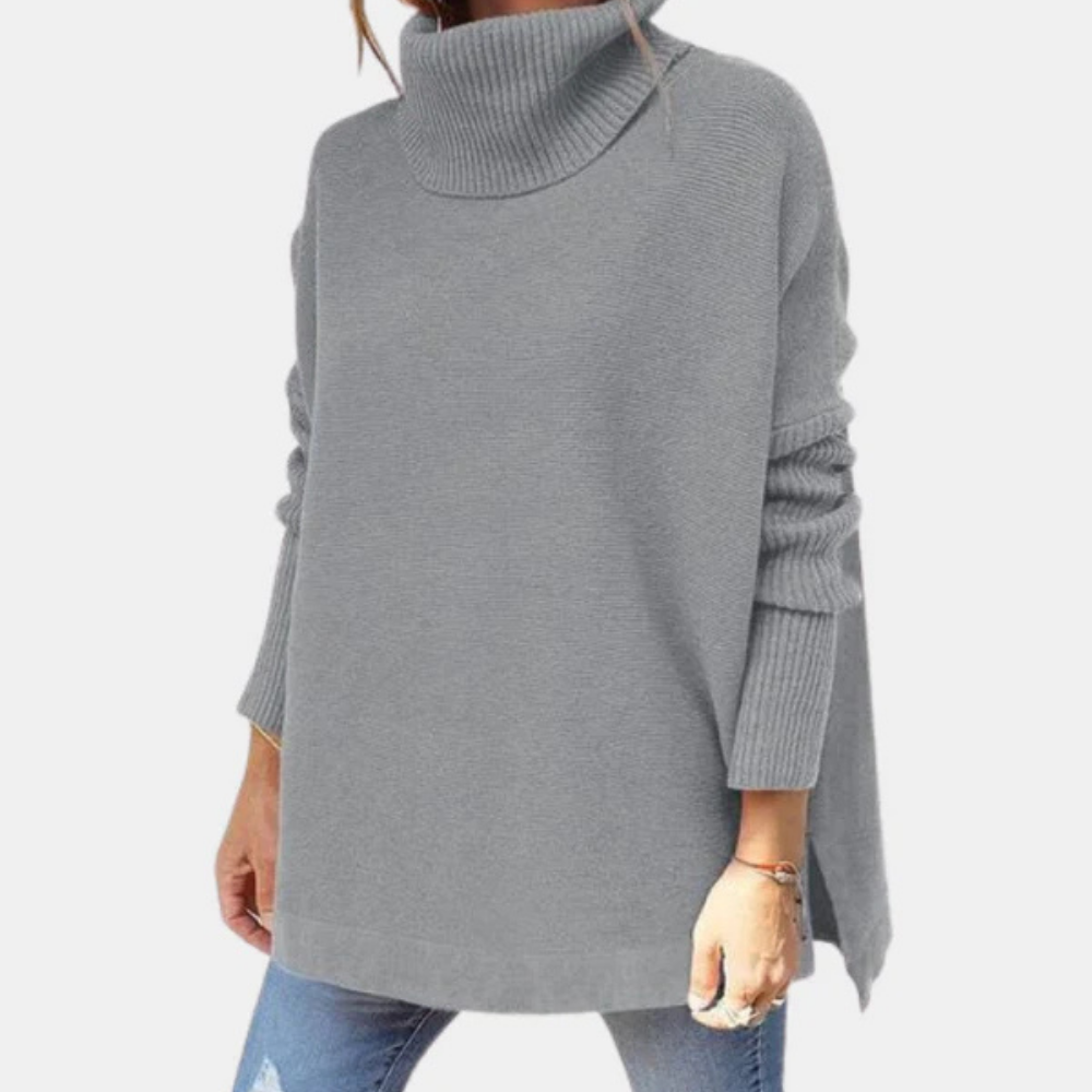Aglae - Oversize-Rollkragenpullover für Damen
