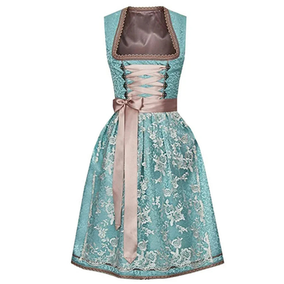 Damen Stilvoll Oktoberfest Dirndl Kleid