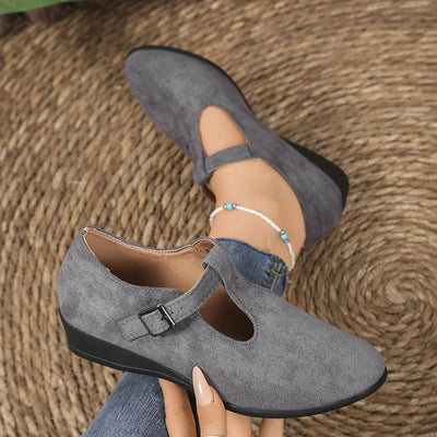 Nannie - Bequeme orthopädische Mokassins Mit Schnalle