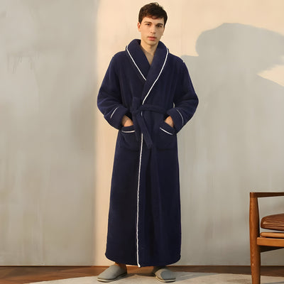 Parissa Robe - Bequemer Fleece Winterbademantel