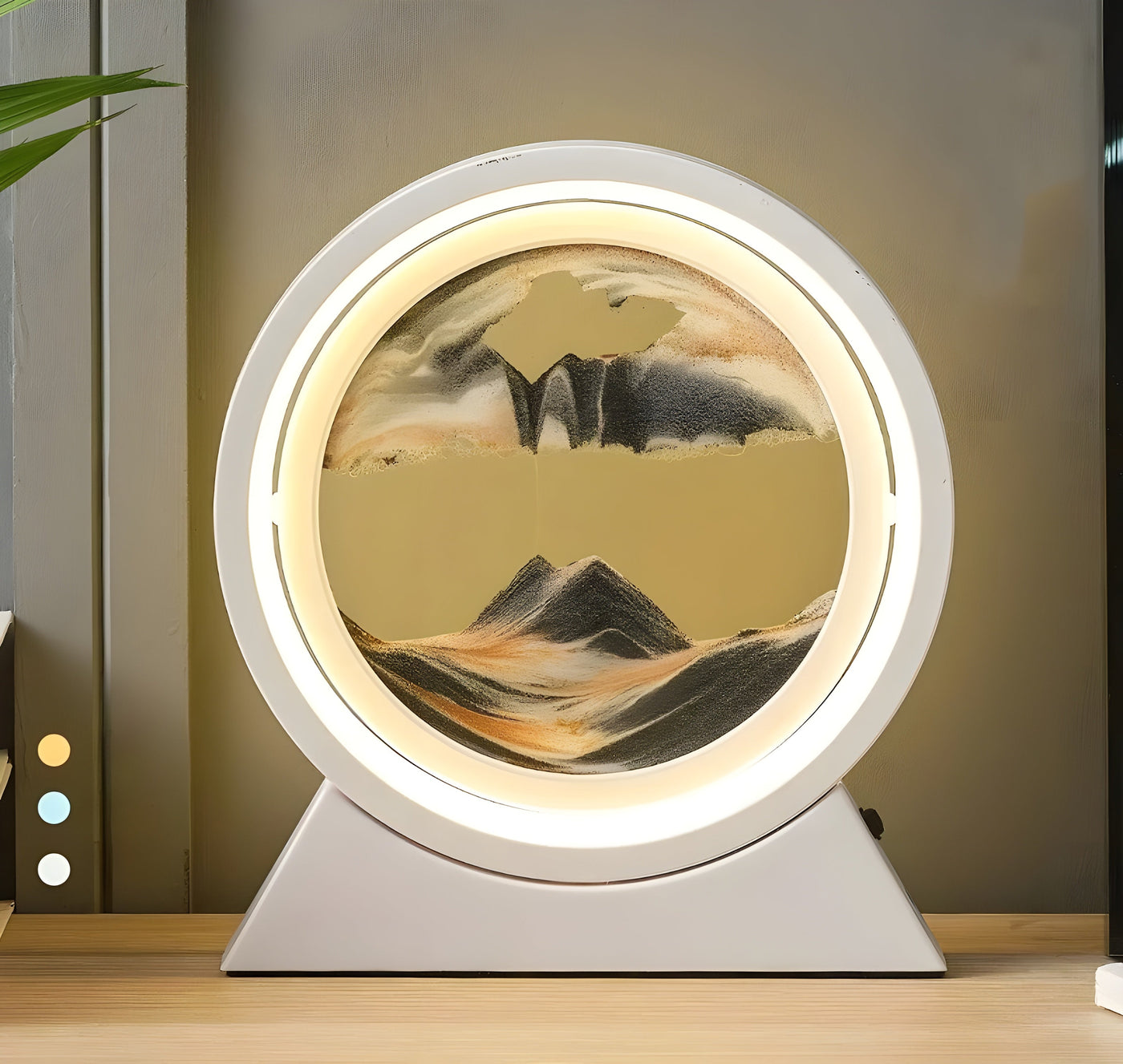 SandFlow Lampe – 3D Sandscape LED Tischlampe