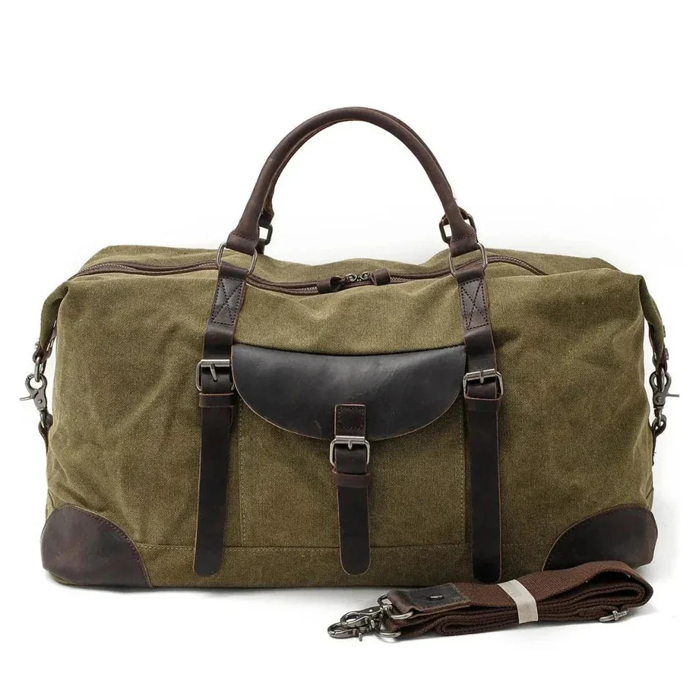 GILBERT - Weekender aus Canvas & Leder – Dein stilvoller Begleiter fürs Wochenende