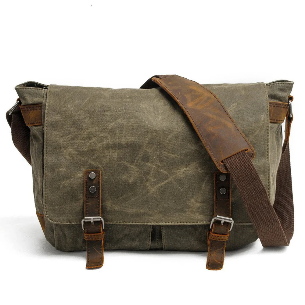 OSSLO - Vintage Messenger Bag – Funktion trifft Abenteuer
