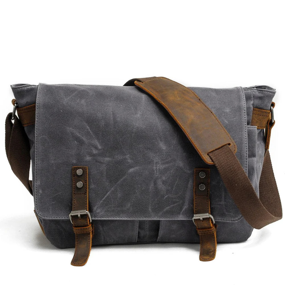 OSSLO - Vintage Messenger Bag – Funktion trifft Abenteuer