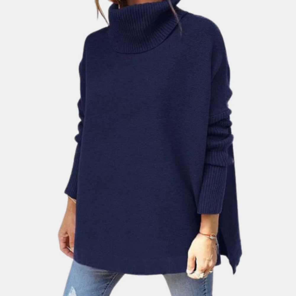 Aglae - Oversize-Rollkragenpullover für Damen