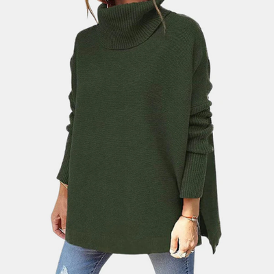 Aglae - Oversize-Rollkragenpullover für Damen