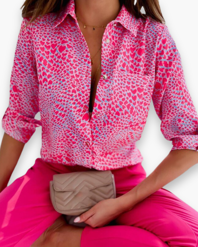 Damen Elegante Bluse mit Umlegekragen | Vielseitig