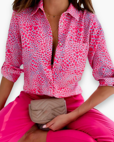 Damen Elegante Bluse mit Umlegekragen | Vielseitig