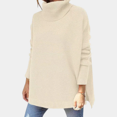 Aglae - Oversize-Rollkragenpullover für Damen