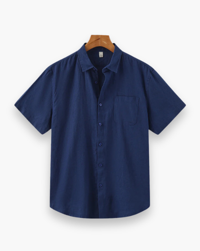 Herren Lässiges Kurzarmhemd | Atmungsaktiv für Sommer