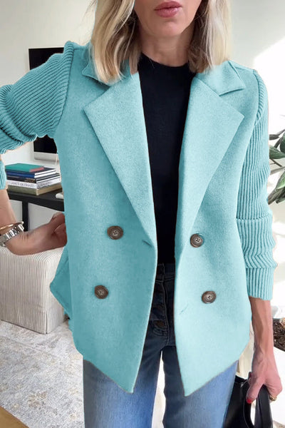 Amelia™ | Schicker Blazer mit Strickärmeln