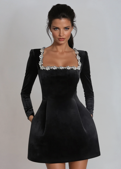 Brandt & Belle | Elegantes Samt-Minikleid