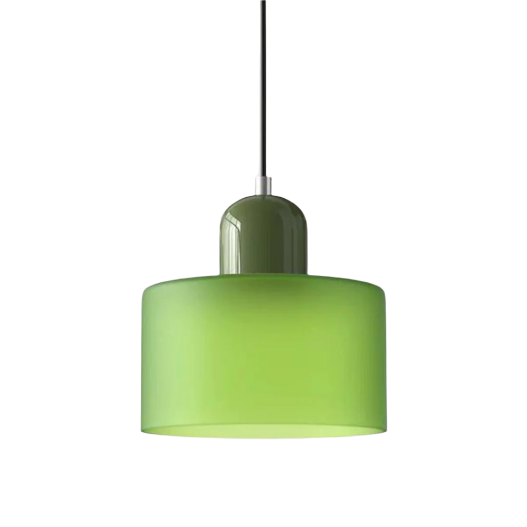 GlamorGlass Light - Europäische Retro Zylinder Pendelleuchte