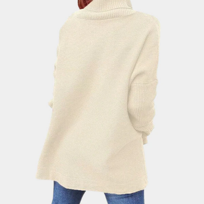 Aglae - Oversize-Rollkragenpullover für Damen