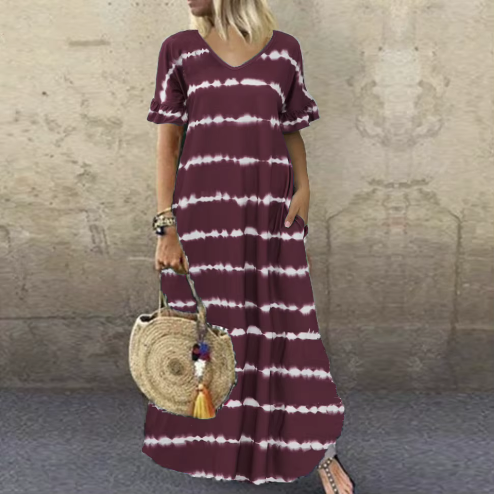 NAHLA - Maxikleid im Boho-Stil für den Sommer
