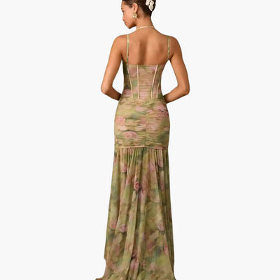 Plissiertes Wickelkleid mit Print - Damenmode für jeden Anlass