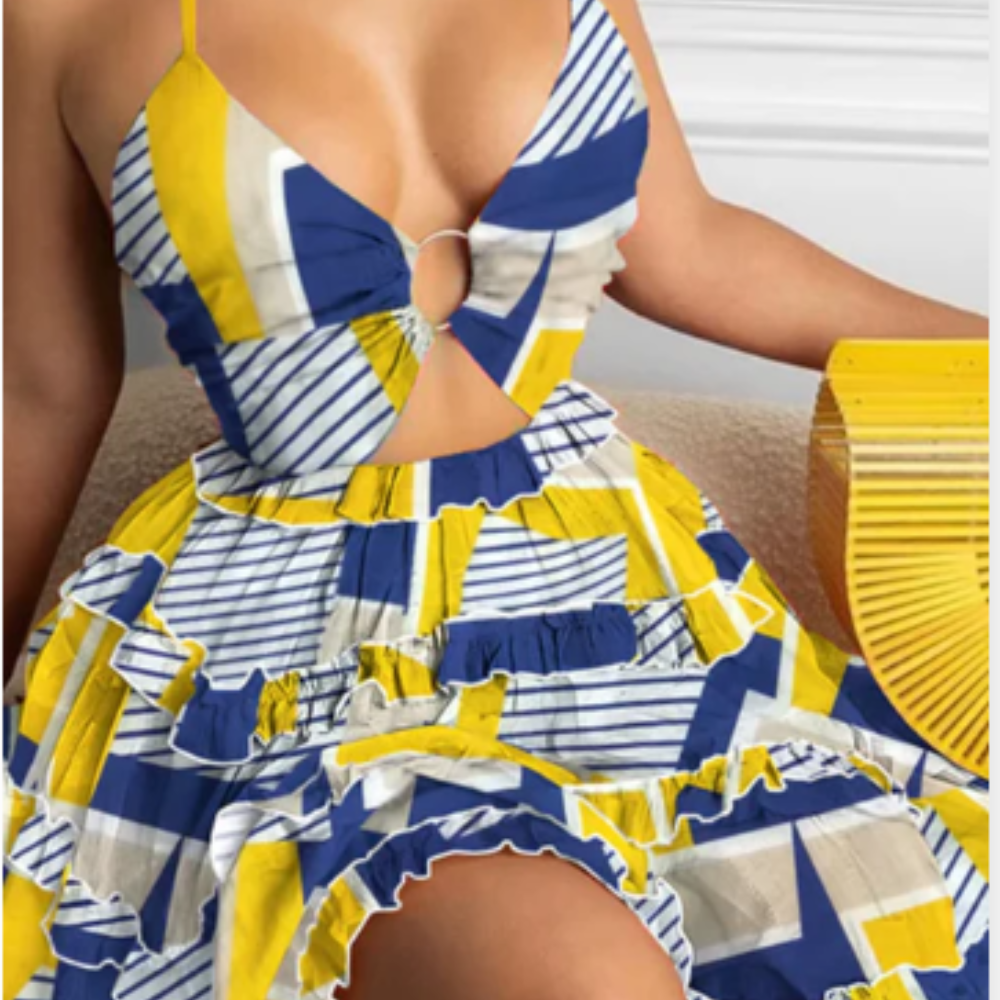 Malika - Sommerkleid mit Cut-Out