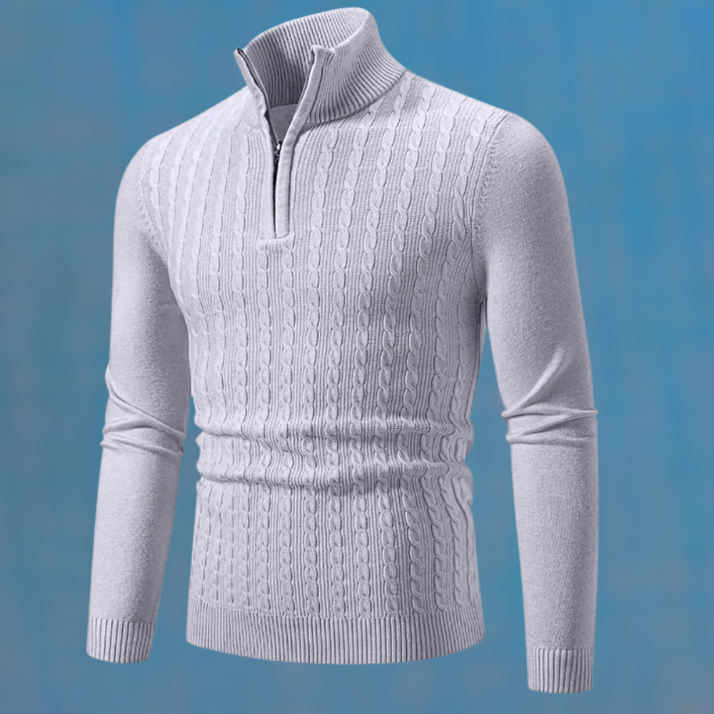 Loris | Pullover mit Zopfmuster in Creme