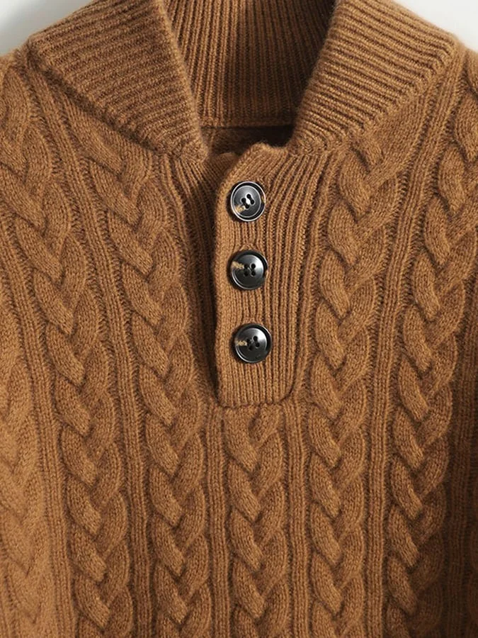 Gestrickter Rollkragenpullover für Frauen