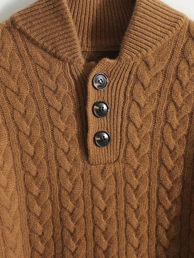 Gestrickter Rollkragenpullover für Frauen