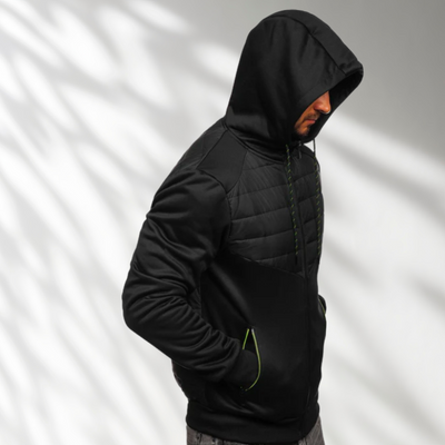 Lenard - Hybrid-Kapuzenjacke