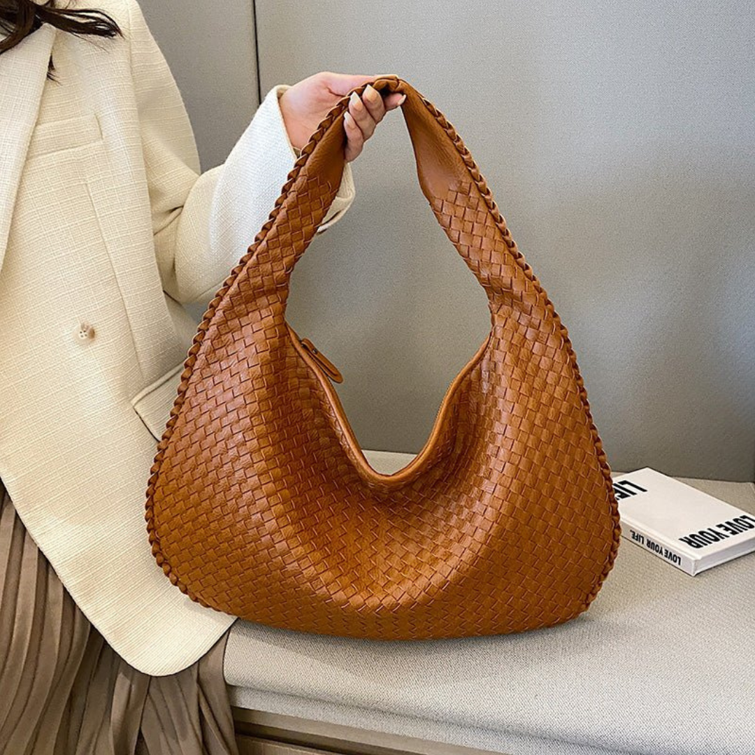 Stilvolle Geräumige Hobo Tasche Für Damen | Geflochten