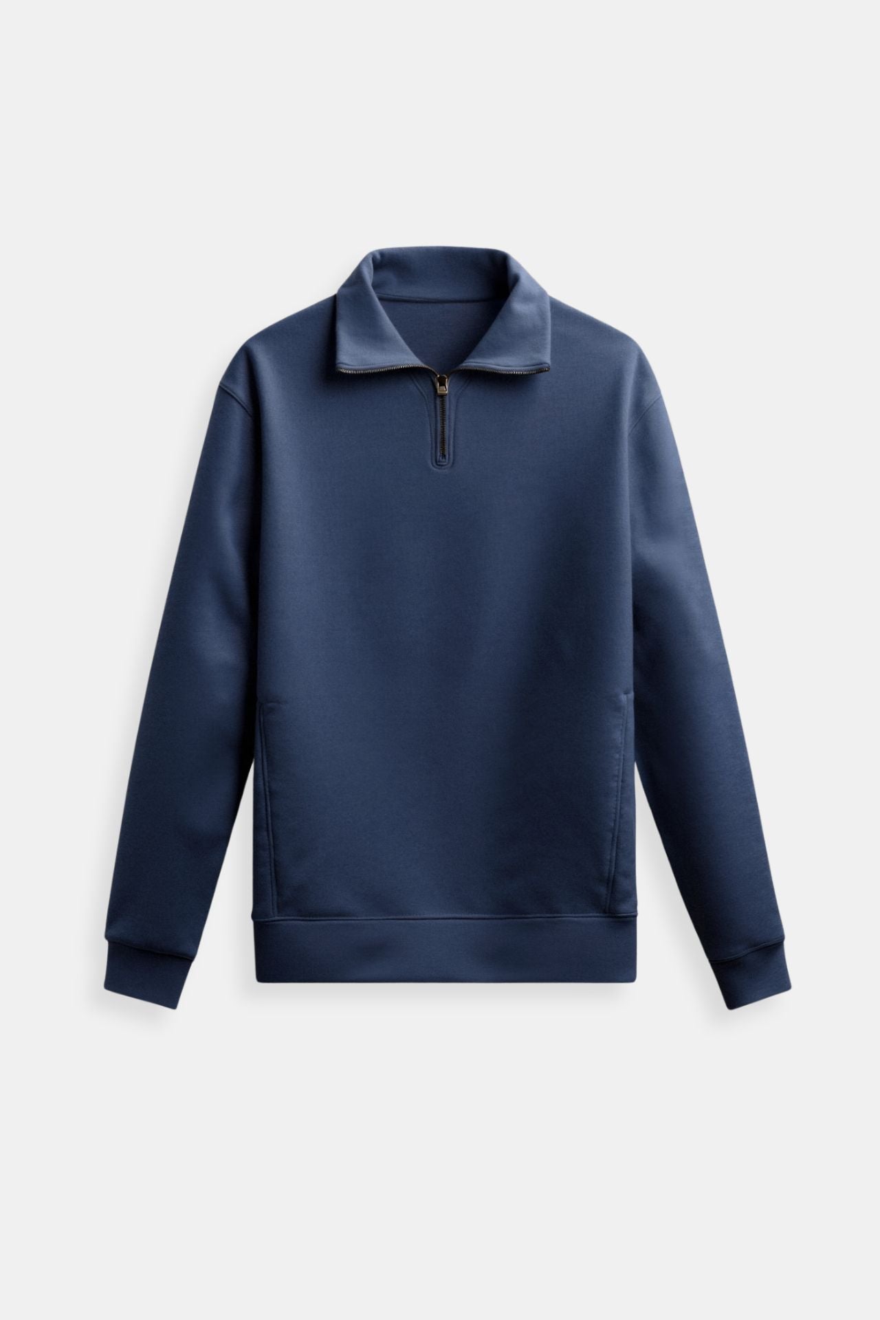 Minimalistischer Fleece-Pullover mit Reißverschluss – Wärme & Stil vereint