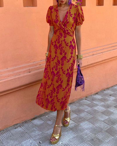 Wilona | Elegantes Kleid mit Puffärmeln