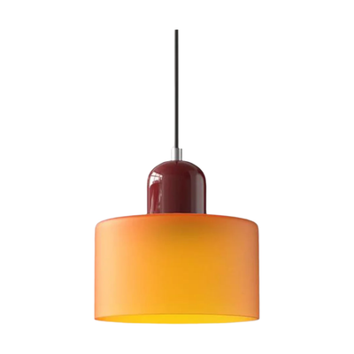 GlamorGlass Light - Europäische Retro Zylinder Pendelleuchte