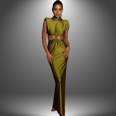 Marie© | Elegantes, handgefertigtes langes Kleid