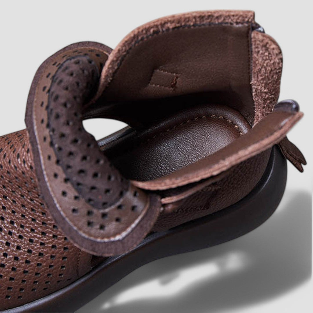 Eden | Vintage-Plateausandalen