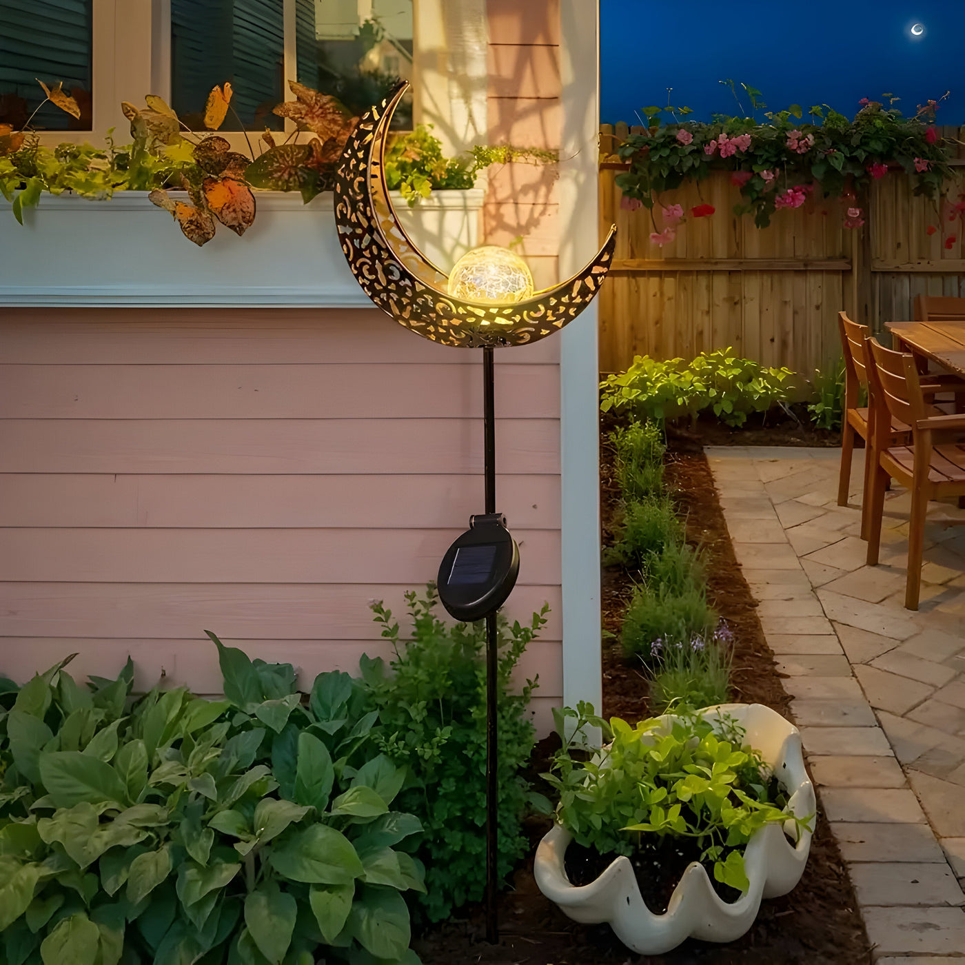 AuroraMeadow Light – Dekorative Solar Gartenleuchte