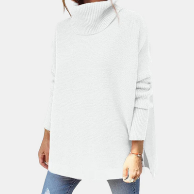 Aglae - Oversize-Rollkragenpullover für Damen