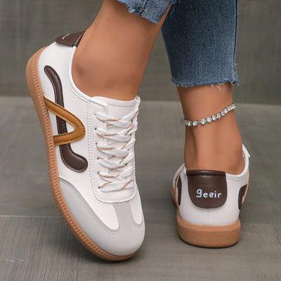 Flache Turnschuhe im Retro-Stil für Frauen - Daniela