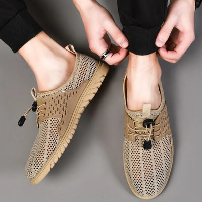 Atmungsaktive Mesh-Turnschuhe für Männer in leichtem Stil - Damien