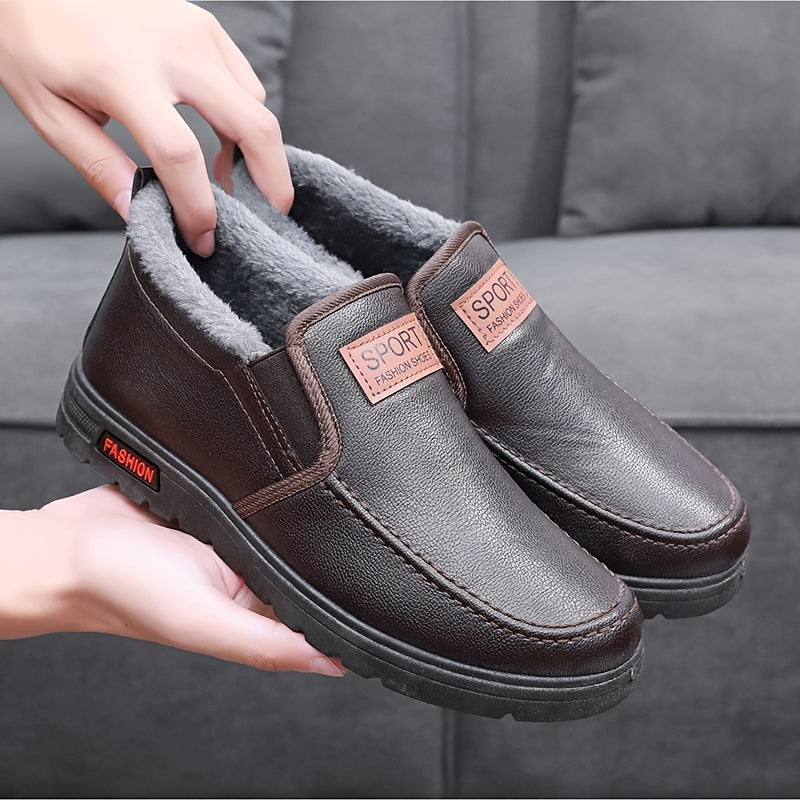 Winterschuhe Herren | Slip-On Mittlerer Schnitt Mit Innenfutter