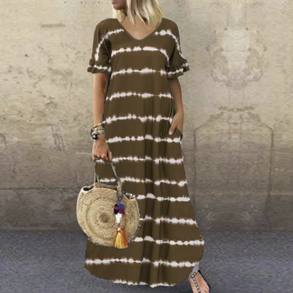 NAHLA - Maxikleid im Boho-Stil für den Sommer