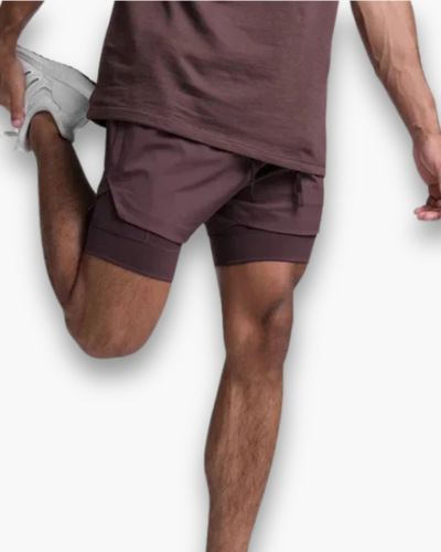 Herren Atmungsaktive Fitness-Shorts | Flexible Kurze Hosen Herren
