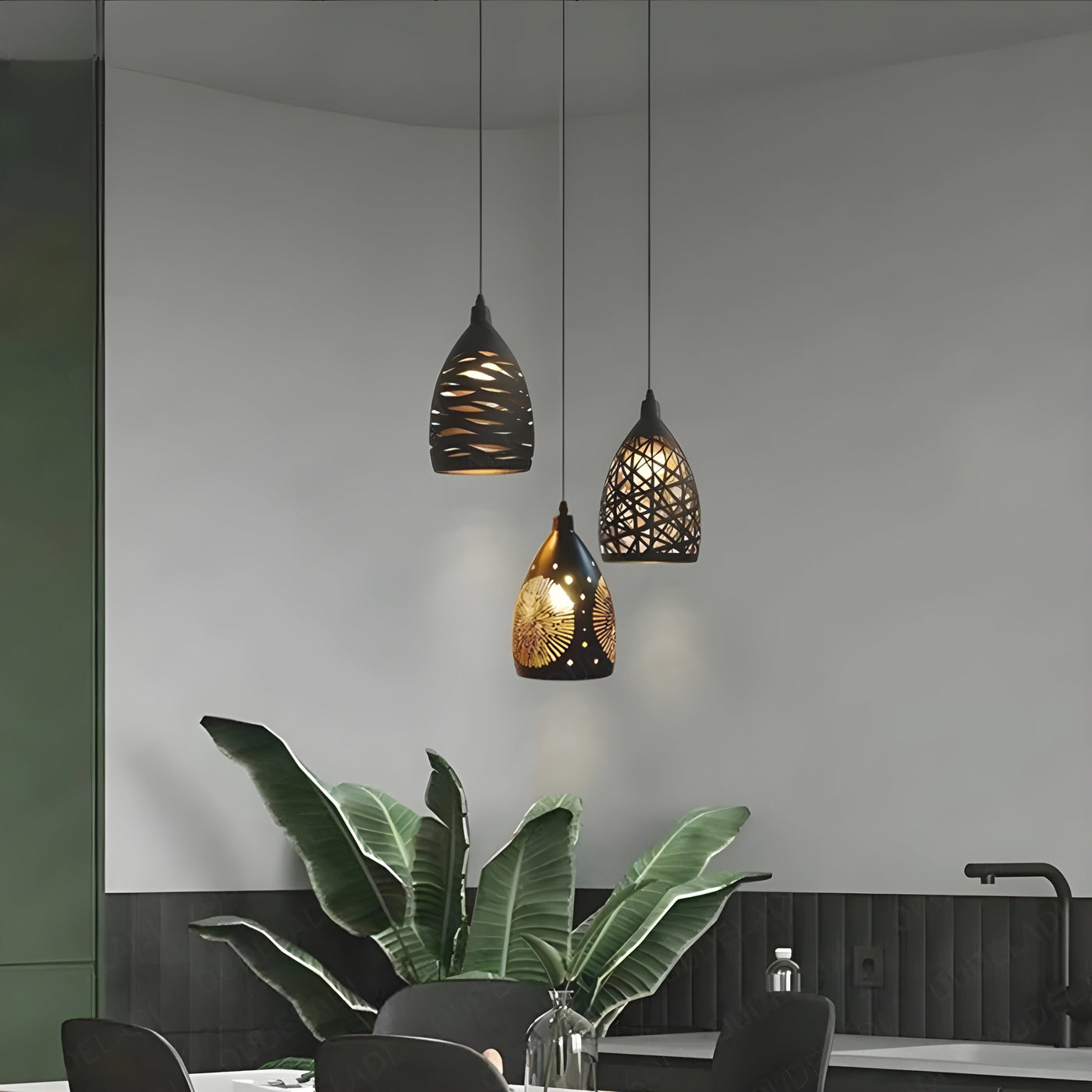 LoftWeave Light - Moderne Metallkäfig-Hängelampe