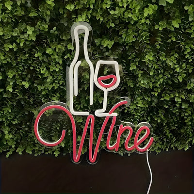 WineAura Light - Neon-Weinglas LED Party Licht