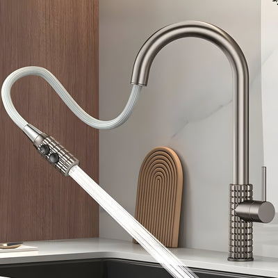 QuintaFlow - Hoher Bogen Metall Küchenarmatur